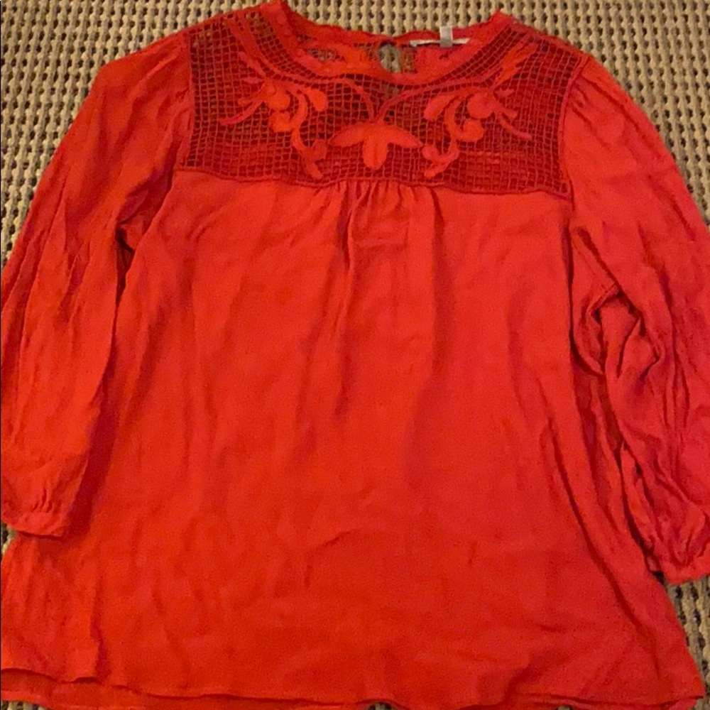 Anthropologie Daniel Rainn Drew Peasant Blouse